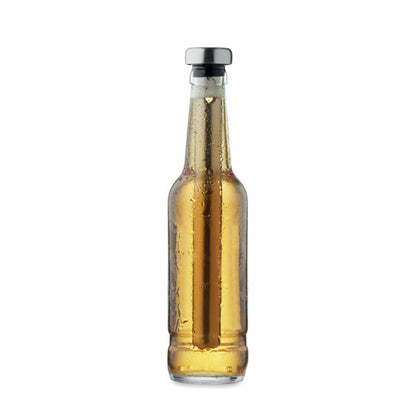 Enfriador de bebidas de acero inox. dentro de botella