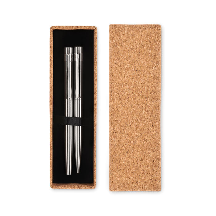 GRAZ SET - Bolígrafo acero inox reciclado