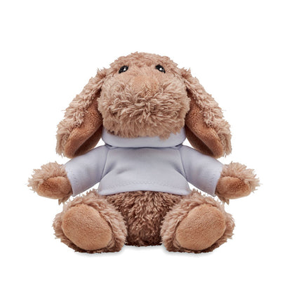 Vista frontal de perrito de peluche
