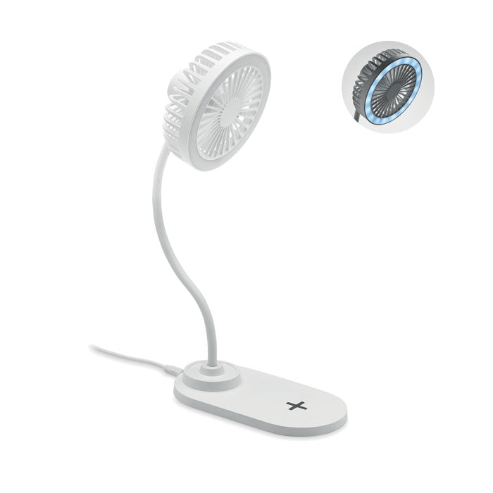 VIENTO - Ventilador cargador con luz