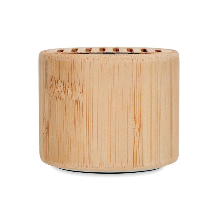 ROUND LUX - Altavoz redondo de bambú