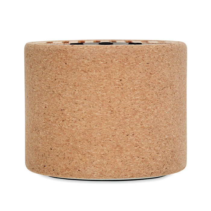ROUND + - Altavoz redondo de corcho