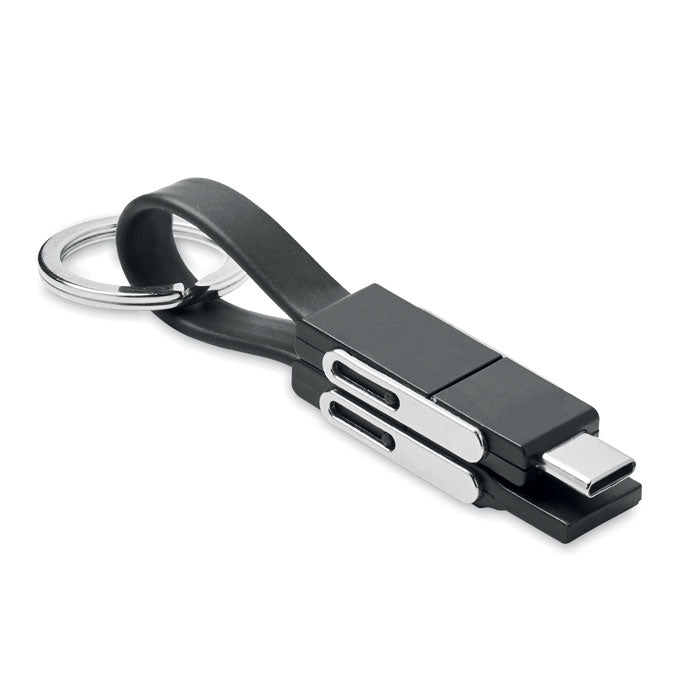 KEY C - Llavero con cable 4 en 1