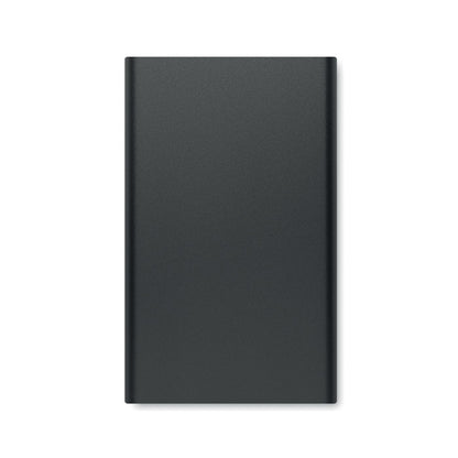Batería externa negra de aluminio
