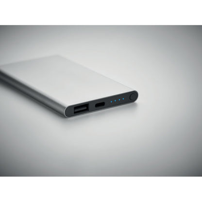 Powerbank plata de aluminio