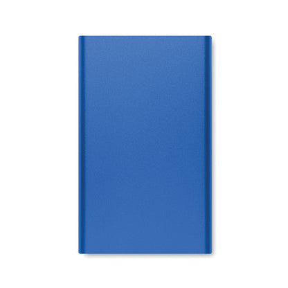 Batería externa azul de aluminio