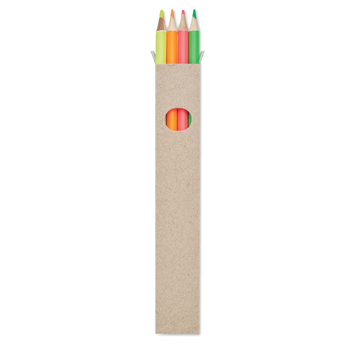 BOWY - 4 lápices de colores en caja