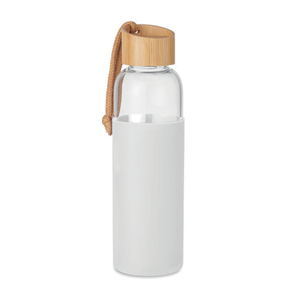 Tapón de madera de botella con funda de silicona