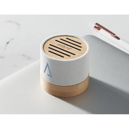 Altavoz cilíndrico ecológico color gris