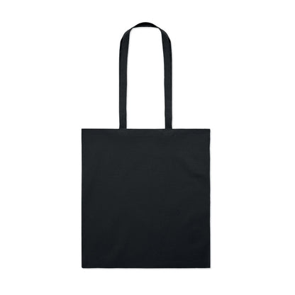Tote bag de asas largas color negro