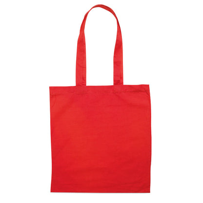 Tote bag de asas largas color rojo