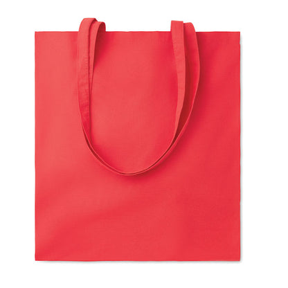 Bolsa de la compra de algodón color rojo