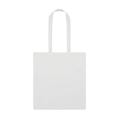 Tote bag de asas largas color blanco