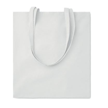 Bolsa de la compra de algodón color blanco