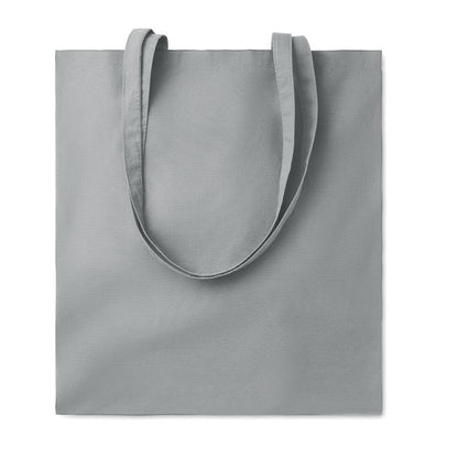 Bolsa de la compra de algodón color gris