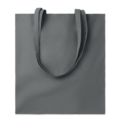 Bolsa de la compra de algodón color gris marengo