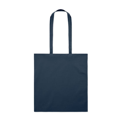 Tote bag de asas largas color azul marino