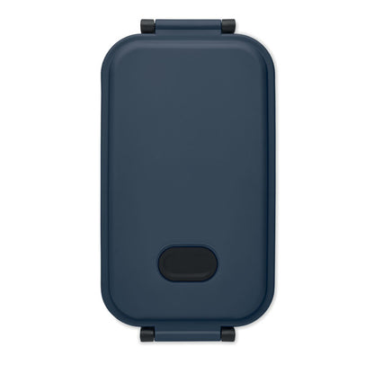 Vista superior de taper azul marino