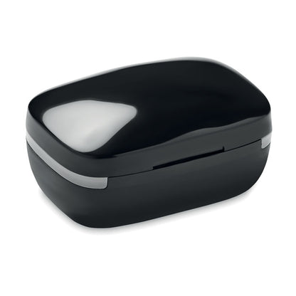 Estuche de auriculares inalambricos negros