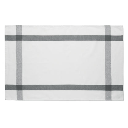 Trapo de algodón de cocina blanco y negro