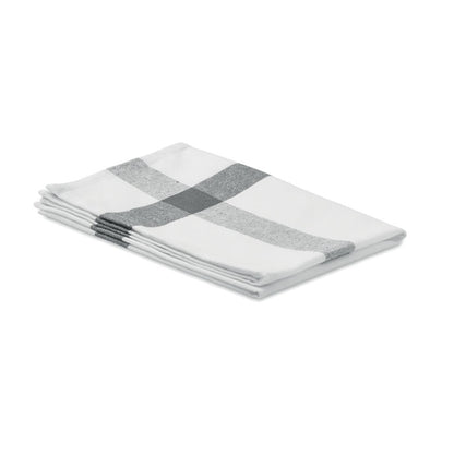 Paño de cocina blanco y negro