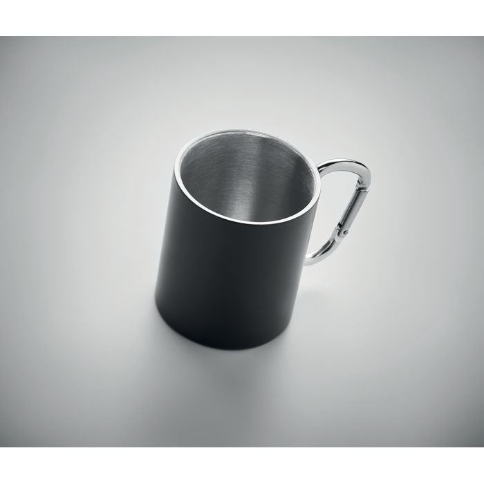 TRUMBA - Taza metálica doble 300 ml