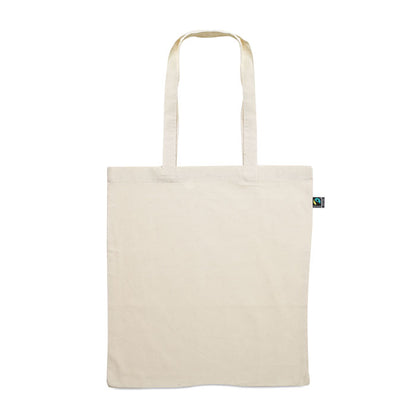 Bolsa de la compra de algodón Fairtrade 
