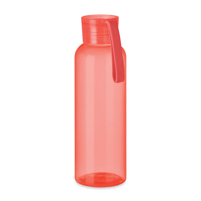 Botella de tritán verde con tapa con asa