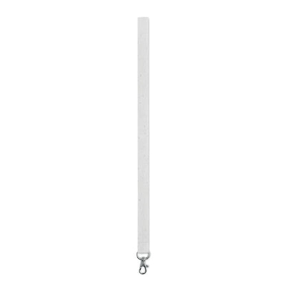 lanyard blanco de papel de semillas