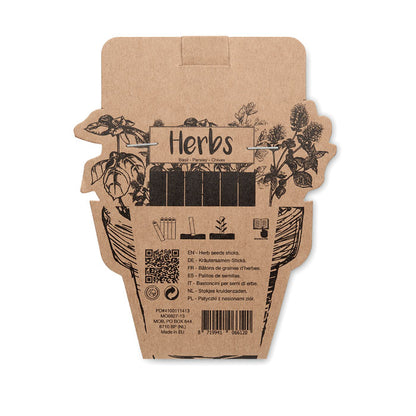  Palitos de semillas con packaging de cartón