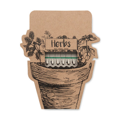 Packaging de cartón para semillas