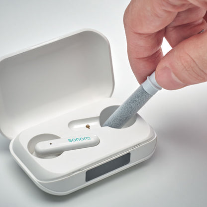 Esponja para limpiar auriculares