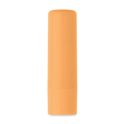Barra de bálsamo labial color naranja