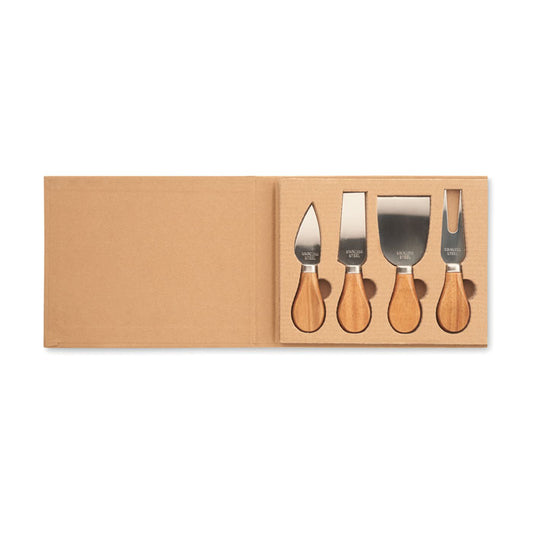 QUATTRO - Set de 4 cuchillos para queso
