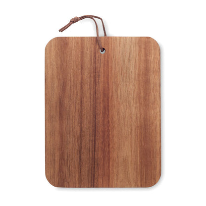 Tabla rectangular de madera para cortar
