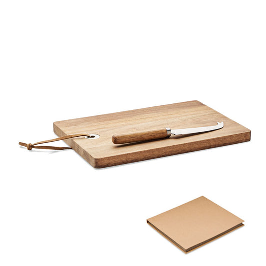 OSTUR LARGE - Set tabla quesos de acacia