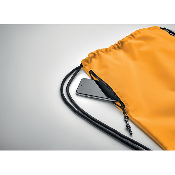 NIGHT - Bolsa grande con cordón 300D RP - Regalos Corporativos Personalizados · Clap Comunicacion