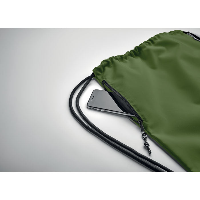 NIGHT - Bolsa grande con cordón 300D RP - Regalos Corporativos Personalizados · Clap Comunicacion