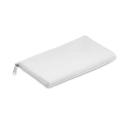 Bolsa isotérmica blanca plegada