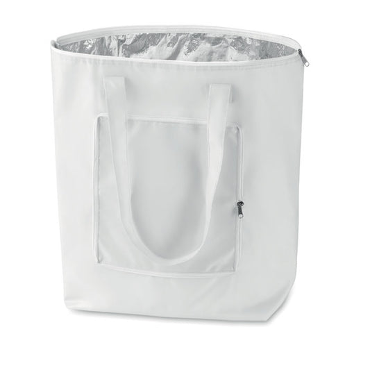 Bolsa isotérmica plegable blanca para la compra