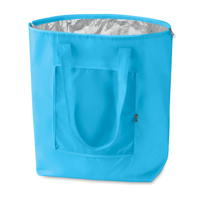 Bolsa de la compra plegada azul