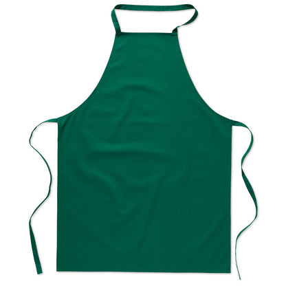 Delantal de cocina en algodón verde