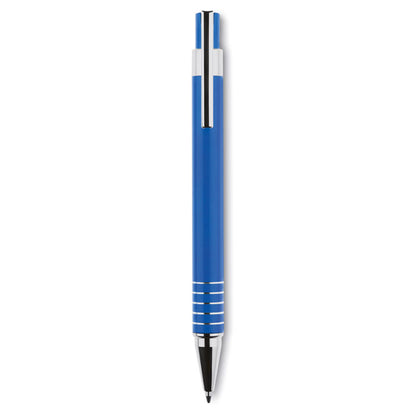Bolígrafo de aluminio azul