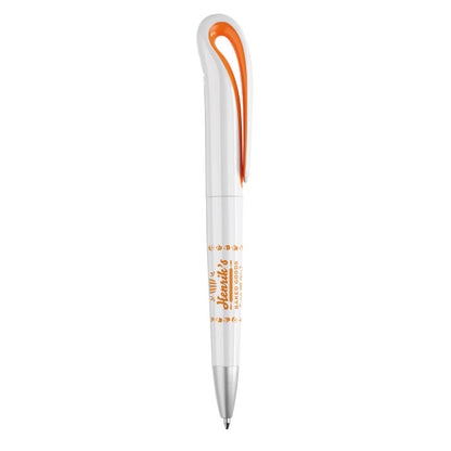 boligrafo blanco personalizado con logotipo