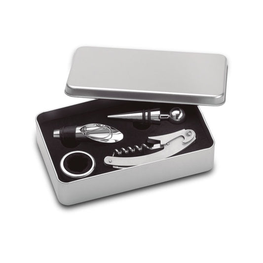 WINORY - Set de vino en caja de metal