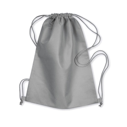 Mochila de cuerdas de non woven gris