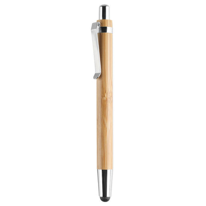 Vista frontal de boli de madera de mabú