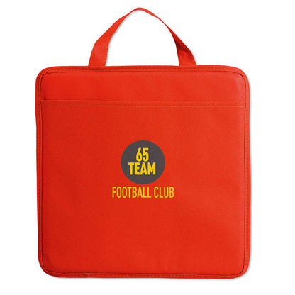 Cojín cuadrado personalizado con logotipo