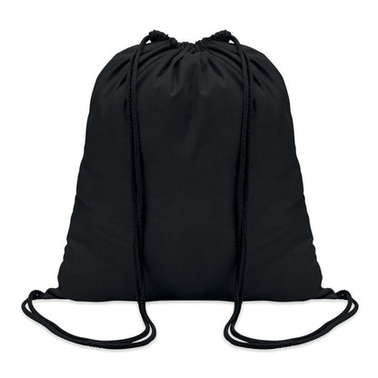 Bolsa de cuedas de algodón negra