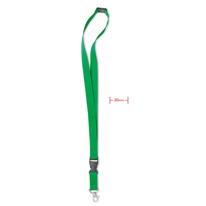 LANY - Lanyard mosquetón metal 20 mm